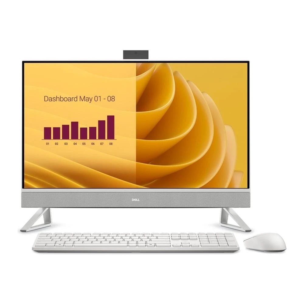 Pc Sobremesa All-in-One Windows 11 Pro Intel Core 7 150U Dell HM65M | Intel Graphics, 16 GB, 512 GB, Bluetooth, Blanco