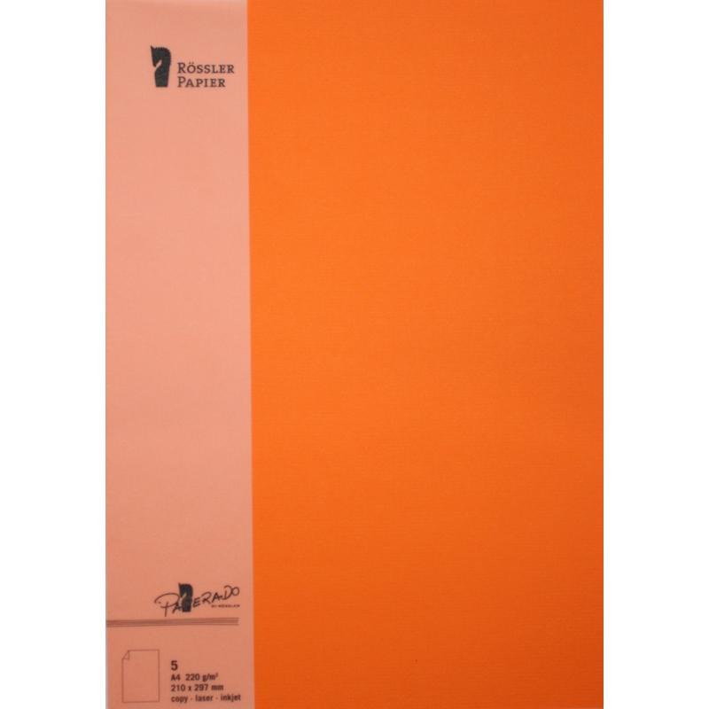 Paperado – Sobre (A4), color naranja (5 unidades)