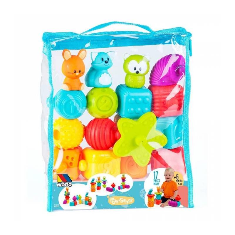 Juguete Sensorial para bebés Play&Sense 17 piezas de Molto