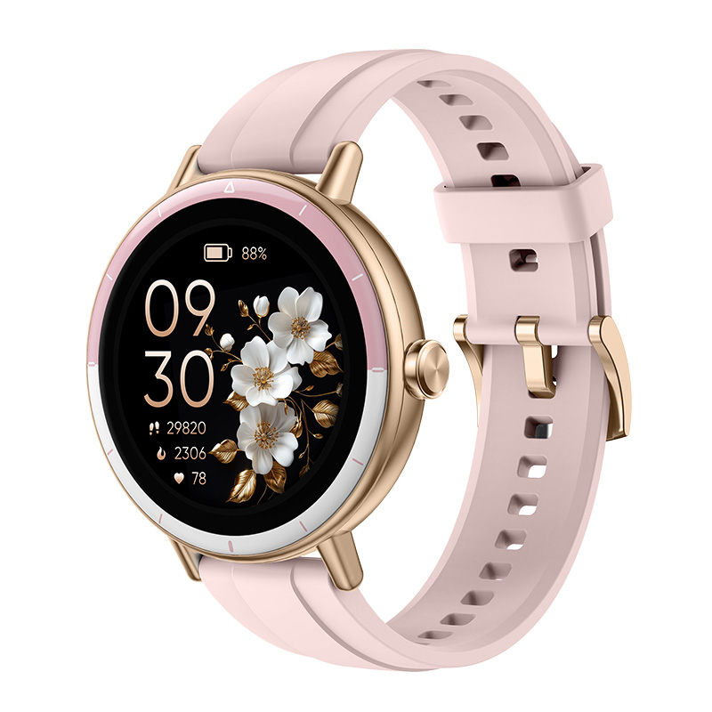 Ostark Reloj Inteligente Mujer con Llamadas Bluetooth, 1.27" Pantalla Táctil HD, Asistente de Voz AI, IP68 Resistente al Agua, 100+ Modos Deporte, Monitoreo de Salud 24H, 100+Diales Personalizables