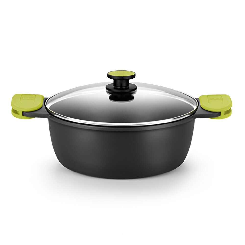 Bra Foddie (BRAA490332) - Cacerola alta 32cm, Full Induction Compatible con Todas las Fuentes de Calor Incluida la Inducción