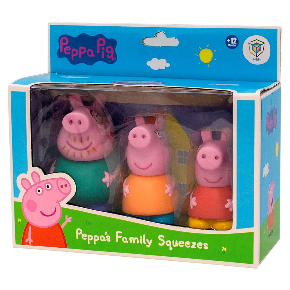 Pack 3 Figuras Baño Peppa Pig.