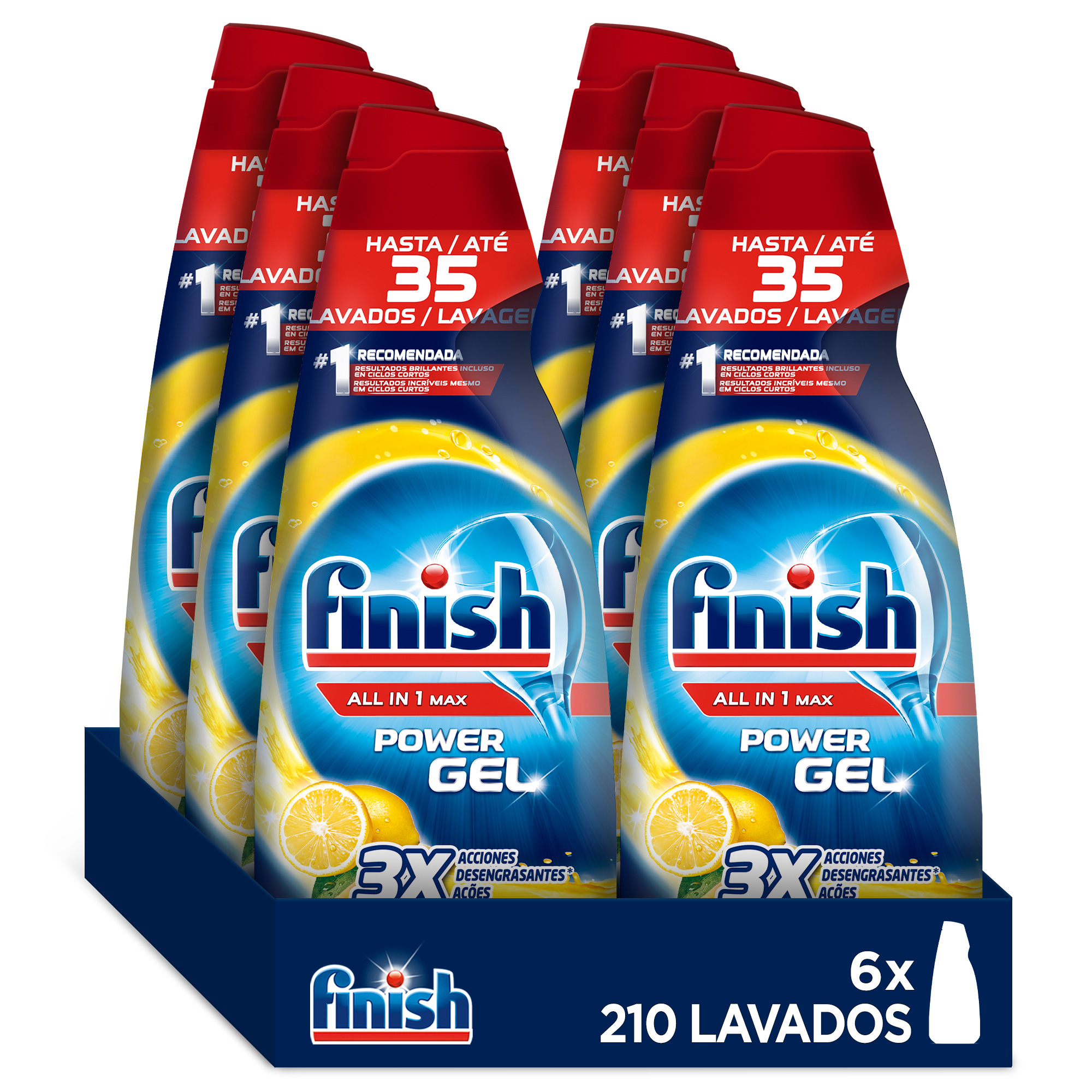Finish Limpiamáquinas - Limpia lavavajillas contra el mal olor, la