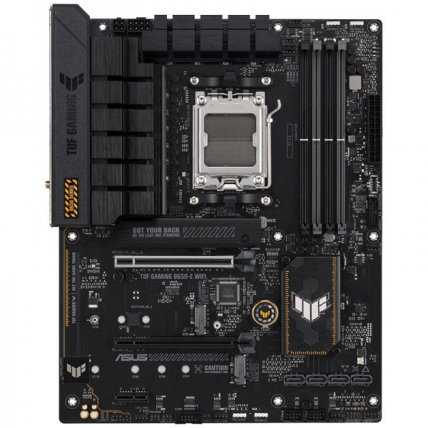 Asus tuf gaming b650-e wifi placa base am5 wifi, bluetooth, pcie 4.0, ddr5, 3x m.2, wifi 6e, usb 2.0, 3.2 y ethernet de 2.5gb