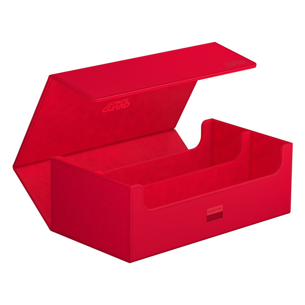 Ultimate guard arkhive 800+ xenoskin monocolor rojo