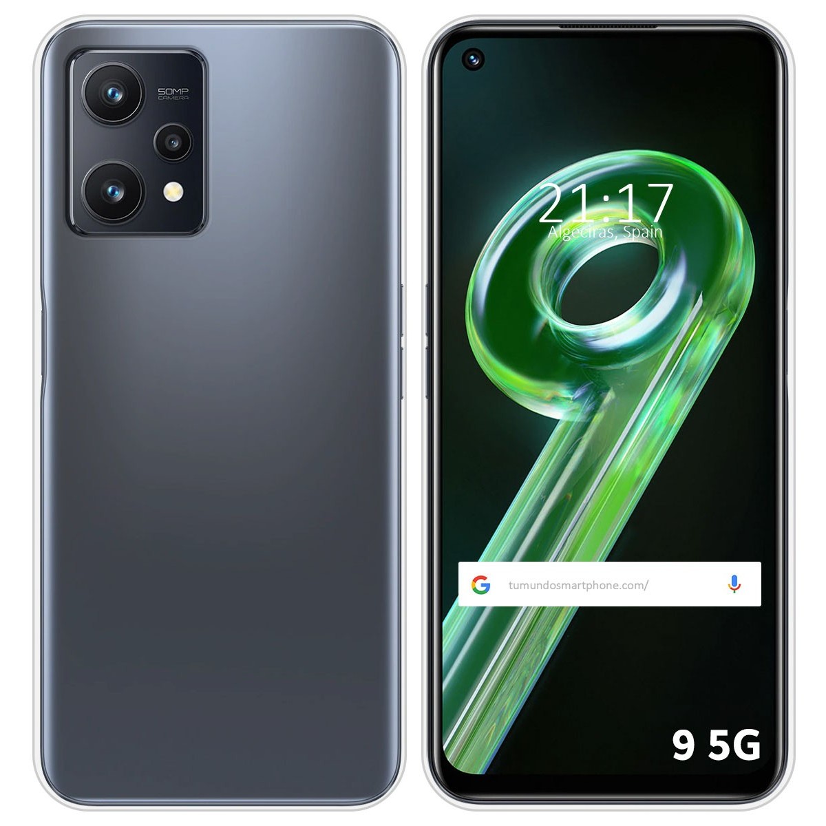 Funda Silicona Gel TPU Transparente para Realme 9 5G
