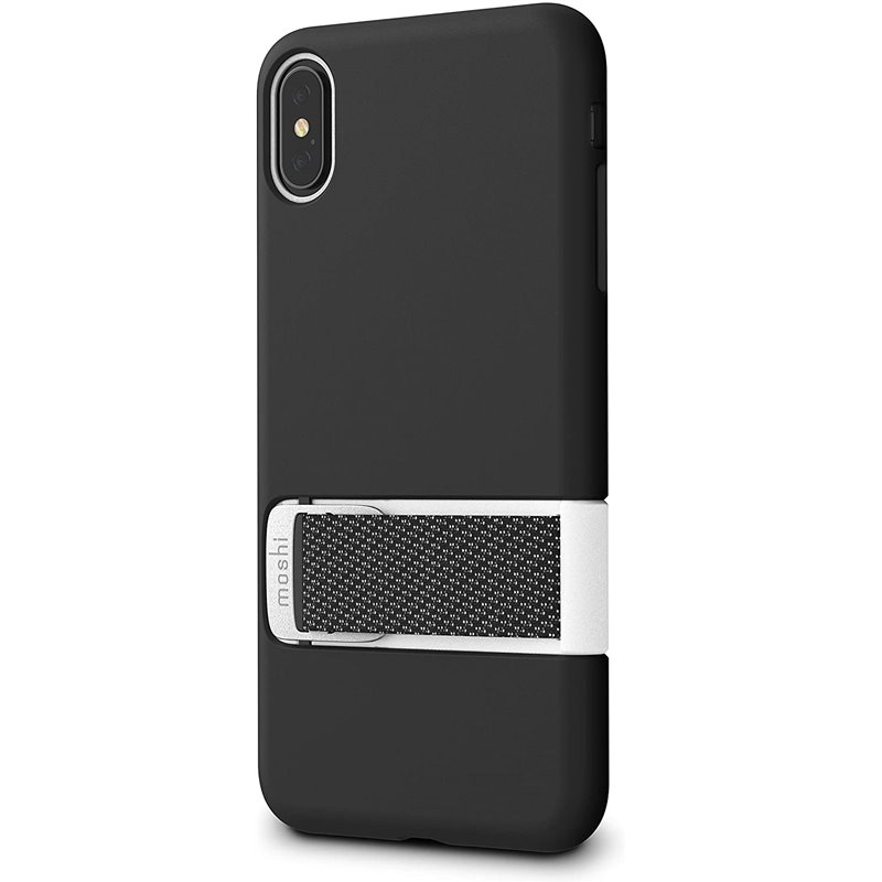 Capto para iPhone XS Max Negro - estuche delgado con MultiStrap