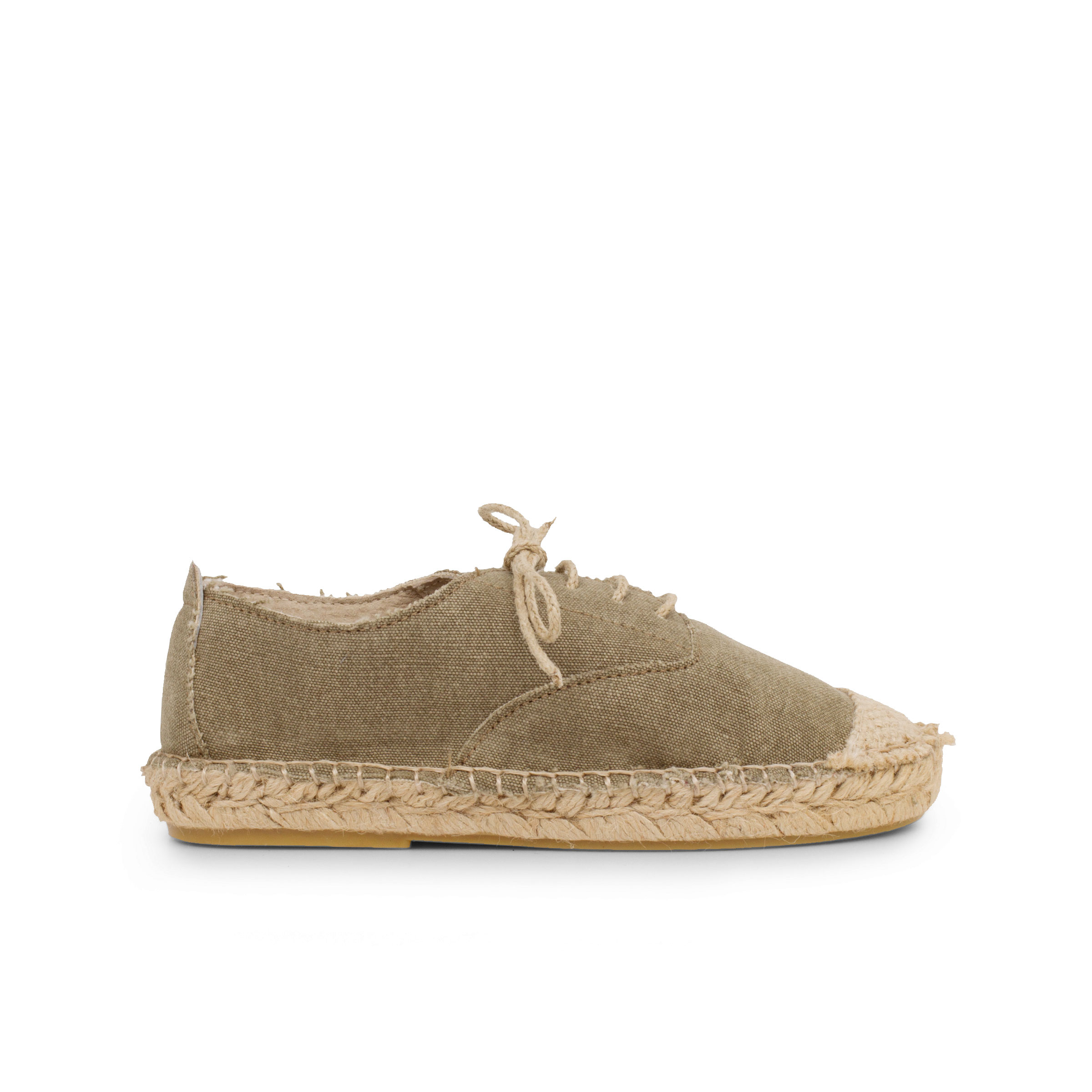 Pisamonas Blucher Puntera Y Cordones Yute