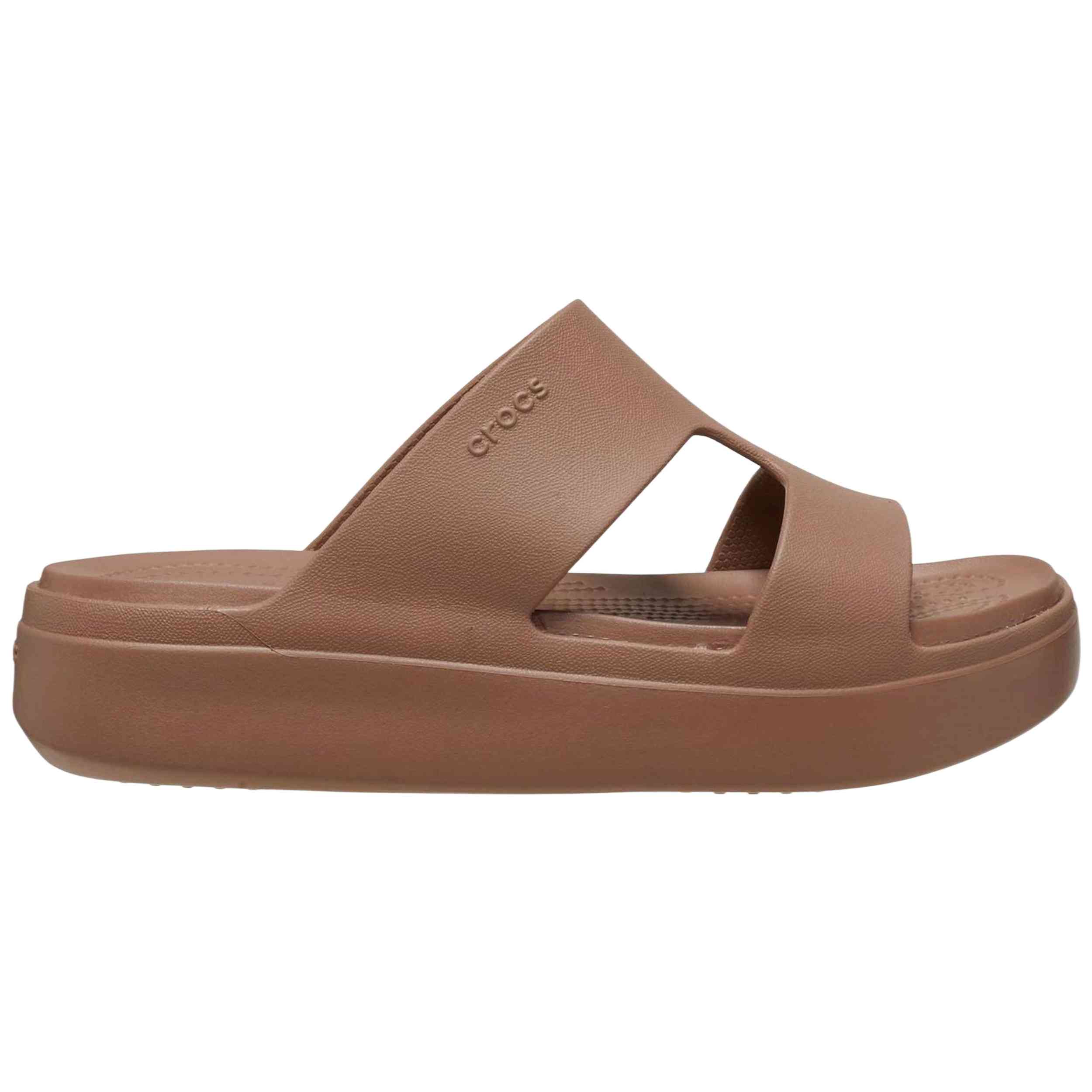Sandalias Crocs modelo Getaway Platform H-Strap para Mujer en color Marron
