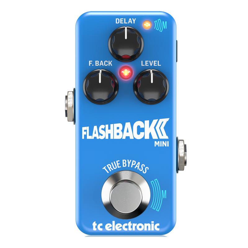 TC ELECTRONIC FLASHBACK 2 MINI DELAY PEDAL EECTO PARA GUITAR TONEPRINT Y TECNOLOGÍA MASH TCEFLASHBACK2MINI Solo Pedalini