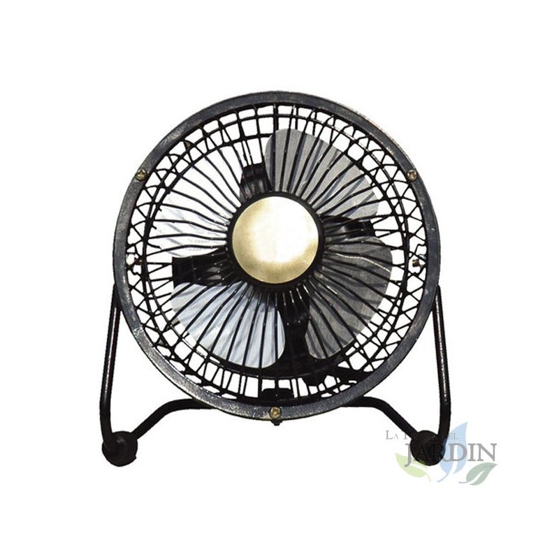 SUINGA Mini Ventilador de Sobremesa | Ventilador Oscilante Portatil 15 cm | Cabezal Inclinable