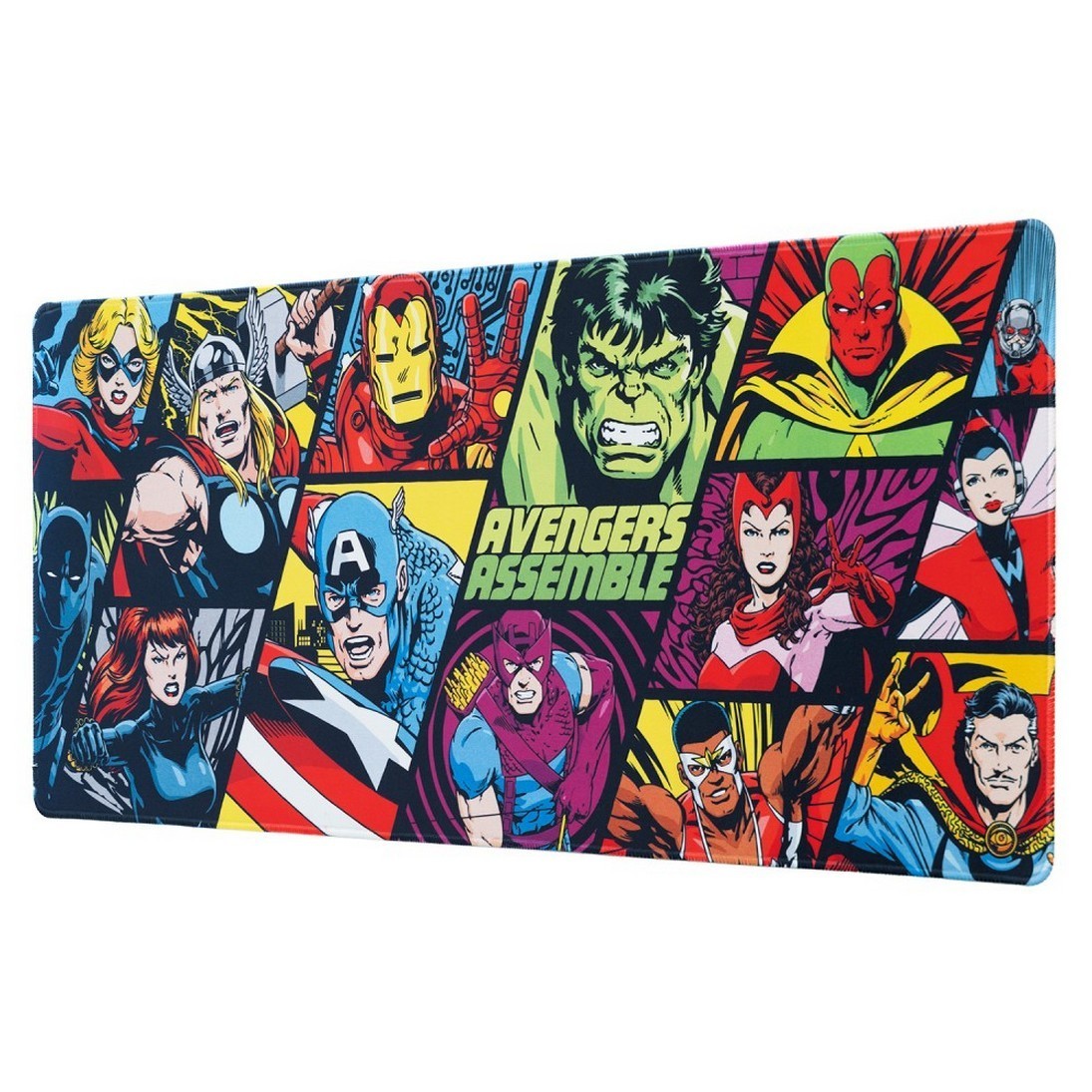 Tapete Alfombrilla De Escritorio XL Superheroes Marvel 80x35cm, Antideslizante, Impermeable, ideal en Velocidad y precisión del Ratón