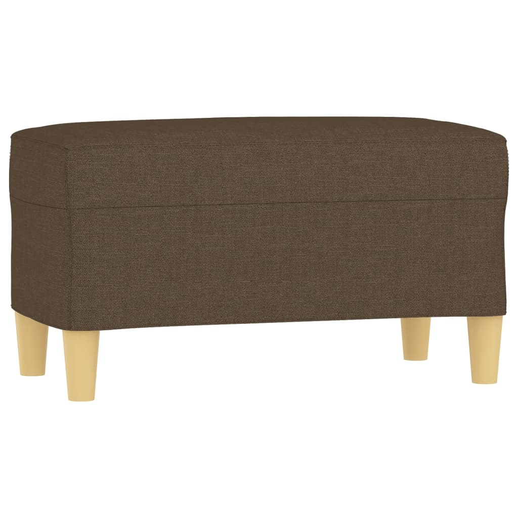 vidaXL Banco de tela 70x35x41 cm Multicolor