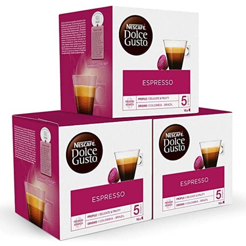 Dolce Gusto - Café Espresso Arabica Pack 48 cápsulas Dolce Gusto 7613037931846