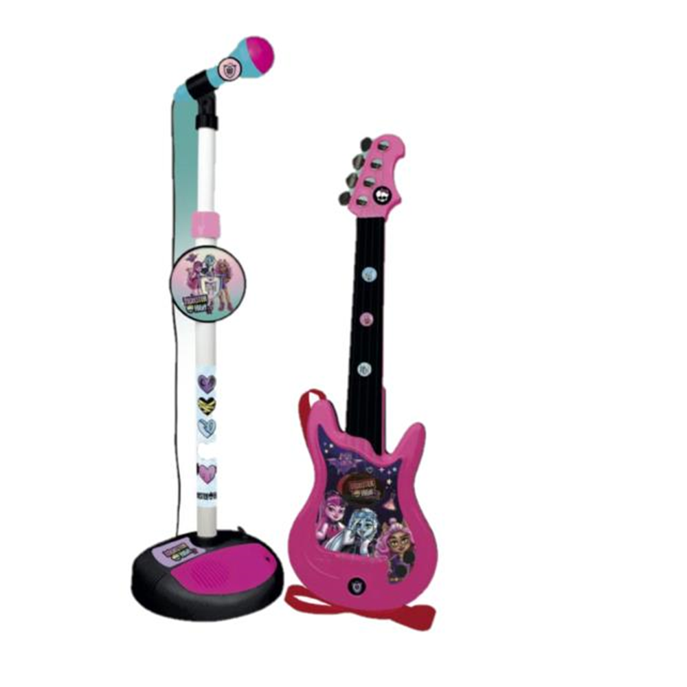 GUITARRA Y MICRÓFONO MONSTER HIGH (Reig 6503)
