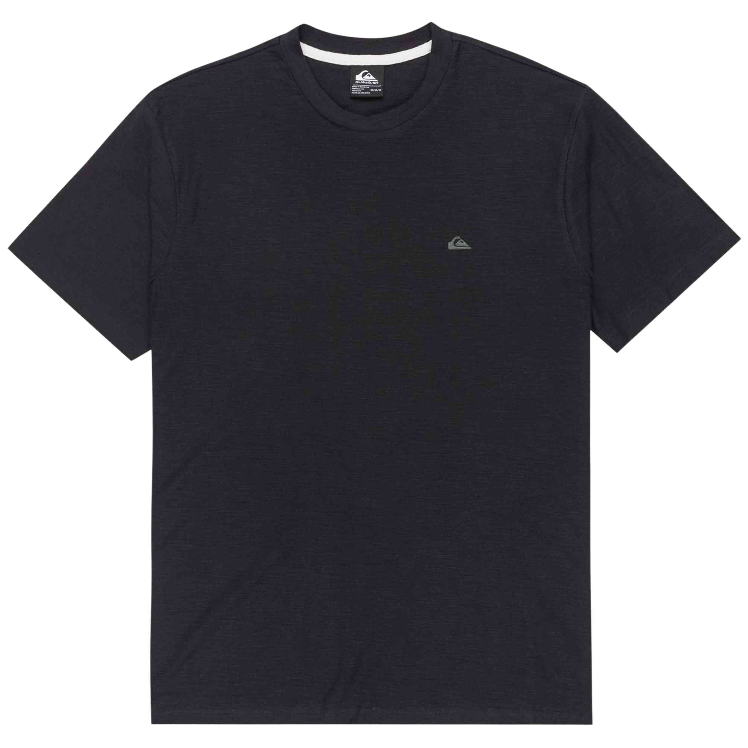 Camiseta De Manga Corta Quiksilver modelo Slub Roundneck para Hombre en color Negro
