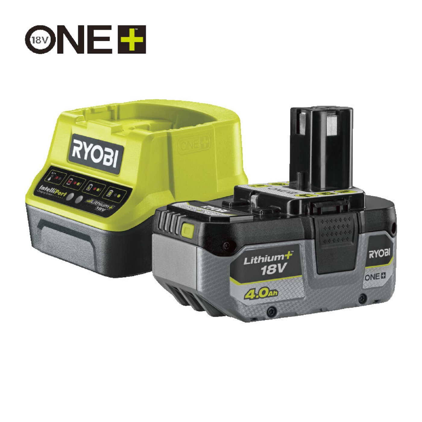 Kit de batería y cargador Ryobi 18V 4.0 A/h para más de 200 máquinas - Ferretería Torres