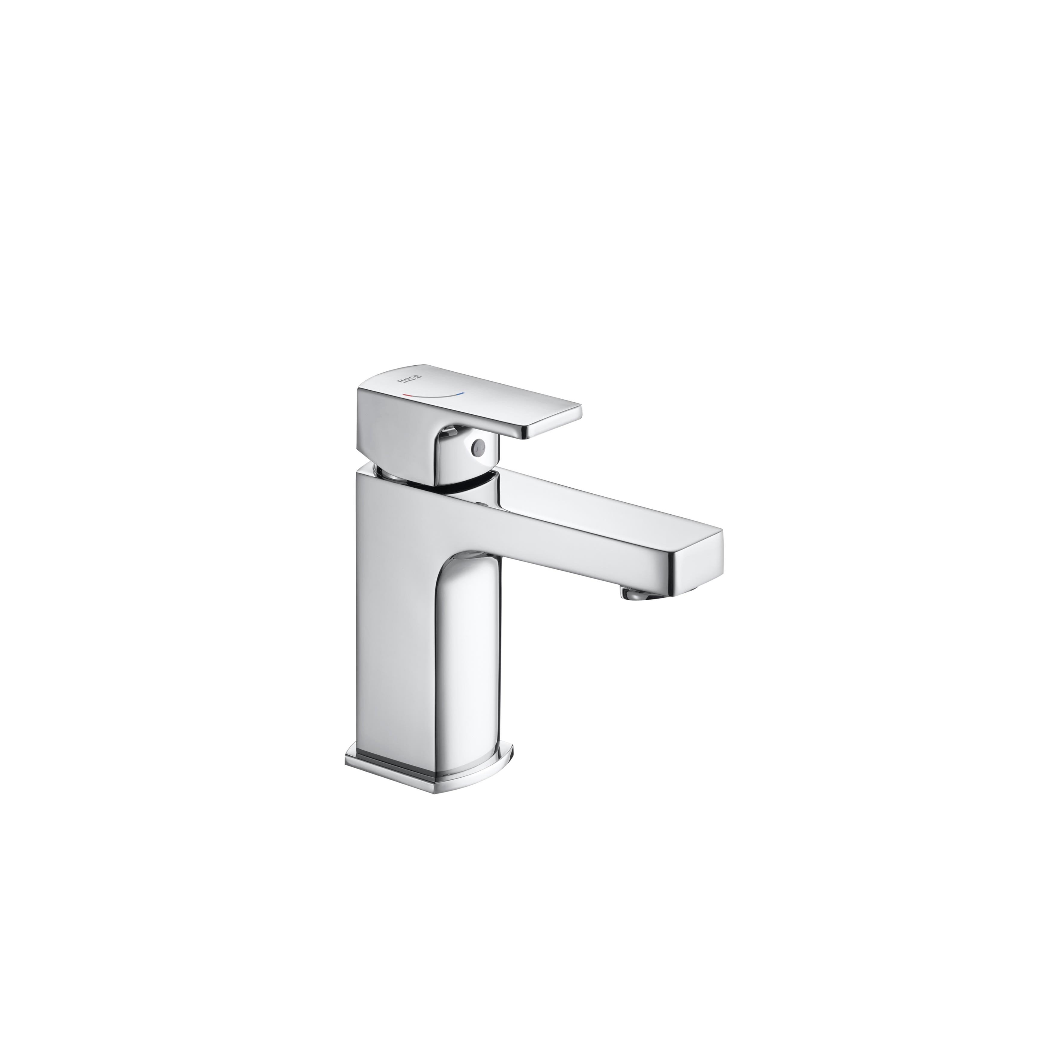 ROCA A5A3B01C00 L90C Grifo Monomando Lavabo Liso Desagüe Clic Clac con Cromo - ref: A5A3B01C00