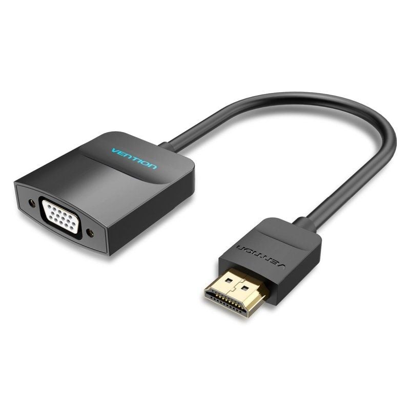 Convertidor hdmi a vga vention 42161/ hdmi macho a vga hembra