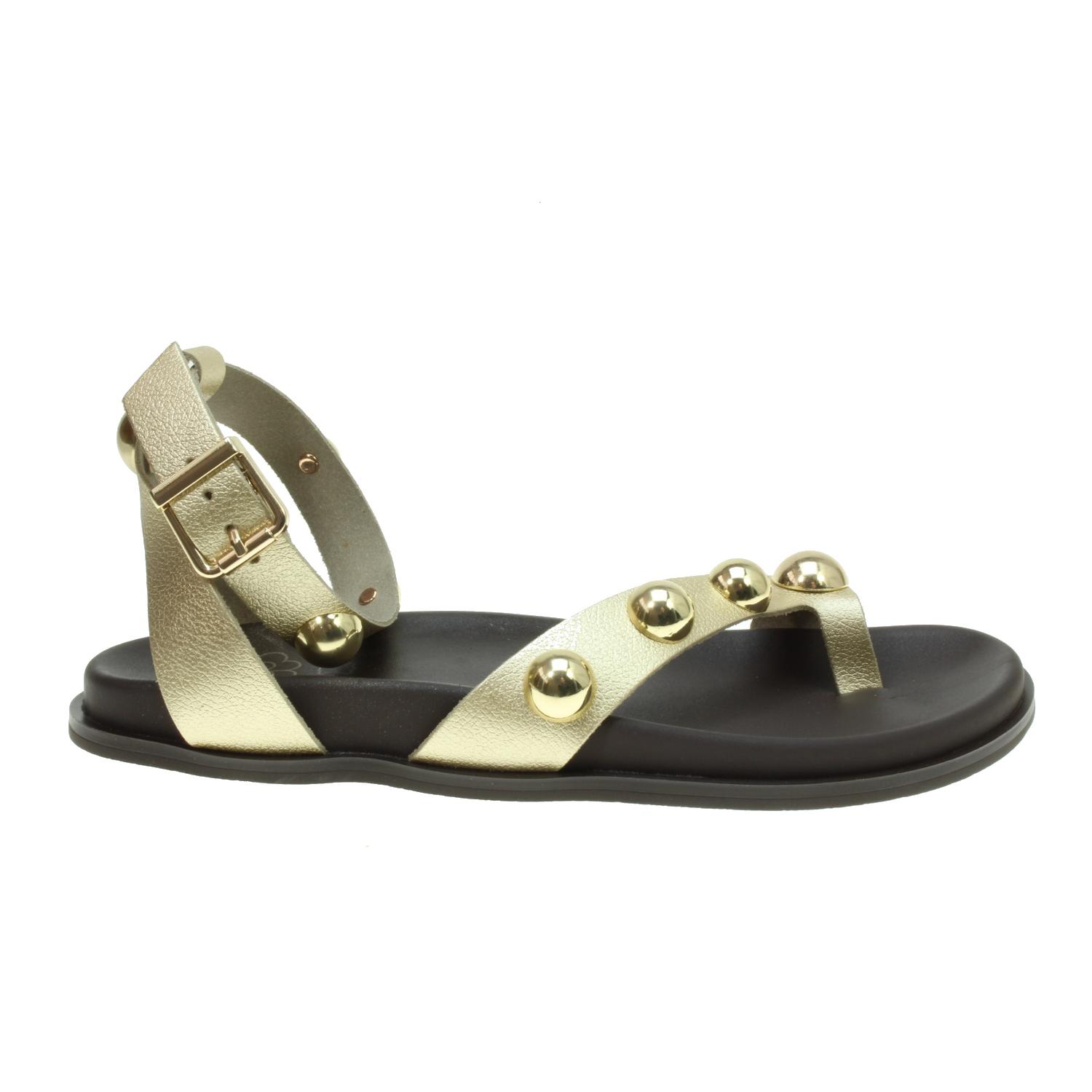 Porronet mod. 3290 - Sandalia en piel con tachas grandes