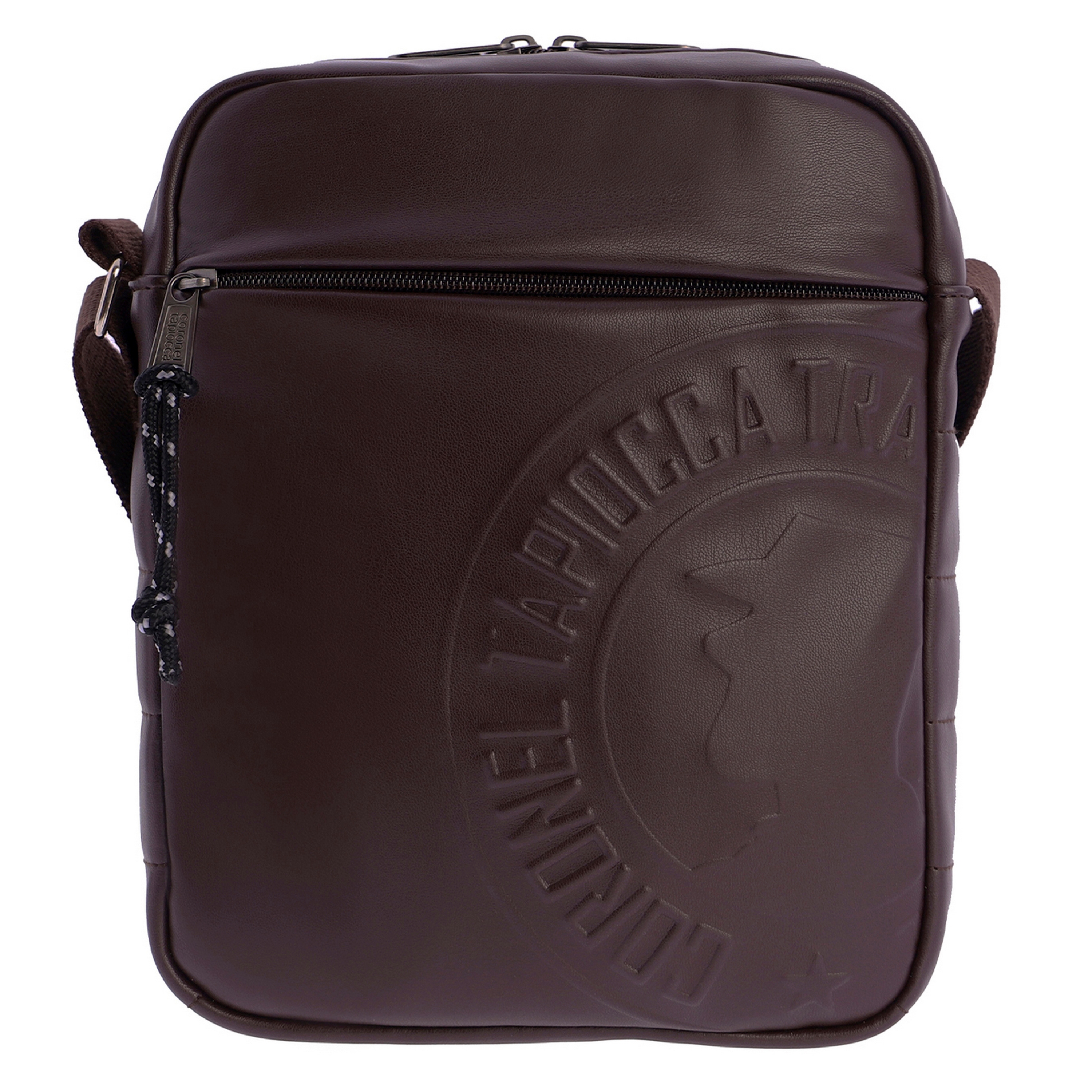 Bolso bandolera para hombre CORONEL TAPIOCCA Alfonso de piel sintética con cremallera.