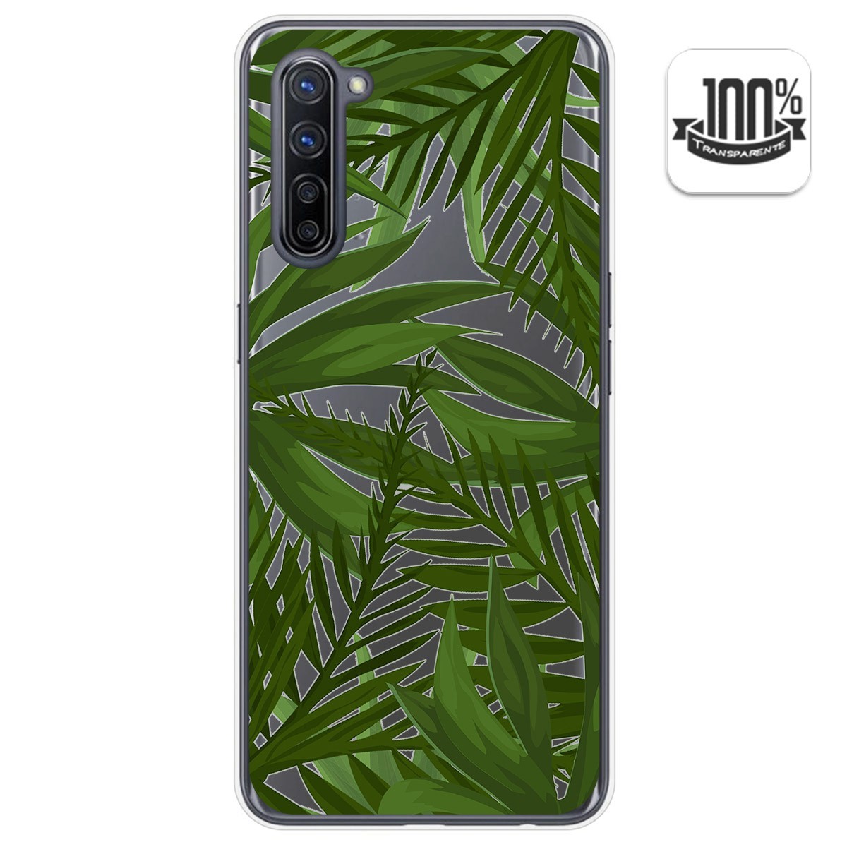 Tumundosmartphone Funda Gel Transparente para Oppo Find X2 Lite diseño Jungla Dibujos