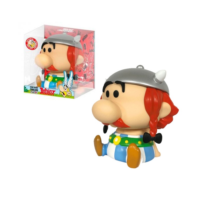 Plastoy-Figure Astérix & Obélix Hucha Chibi 16cm