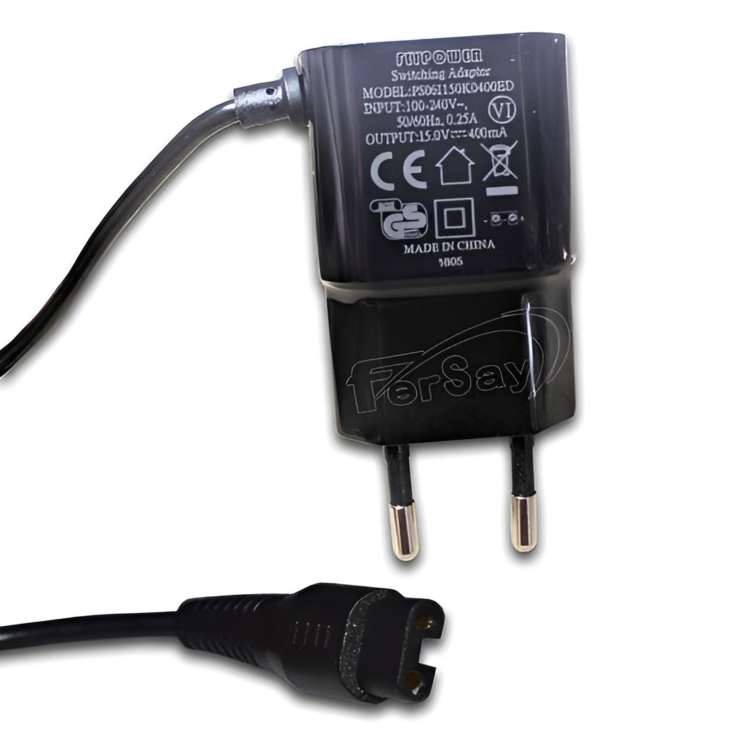 Philips Alimentador Fijo 15vdc Negro 4222-036-30181 Compatible con LG HQ6000 HQ6465 HQ6707 HQ6830 HQ7360 HQ7415 HQ7742 HQ7780 HQ7782 HQ7830 HQ7850 HQ8150 HQ8160 HQ8445 HQ8880 HQ9170
