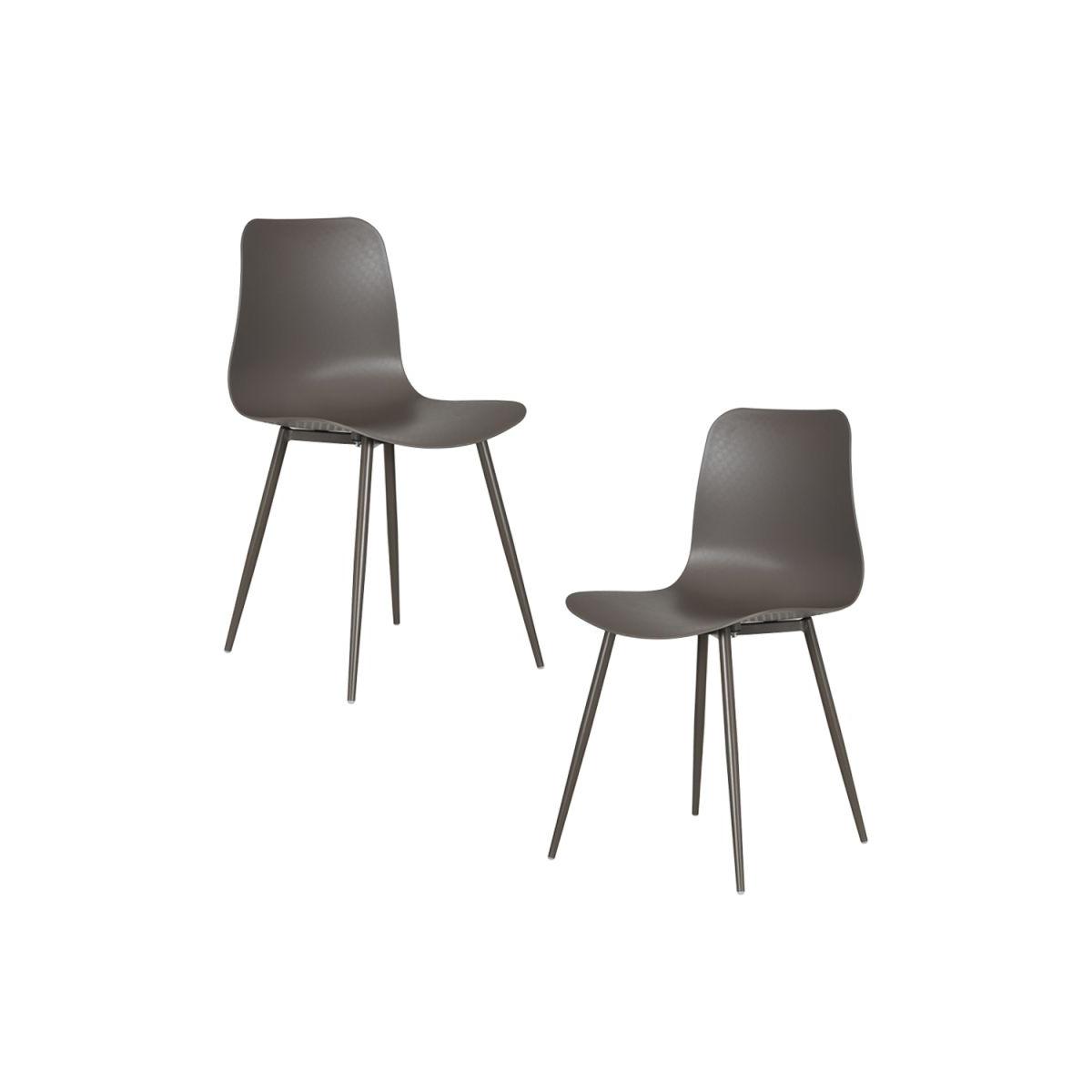 Regalos Miguel - Packs Sillas Comedor - Pack 2 Sillas Bimi - Gris