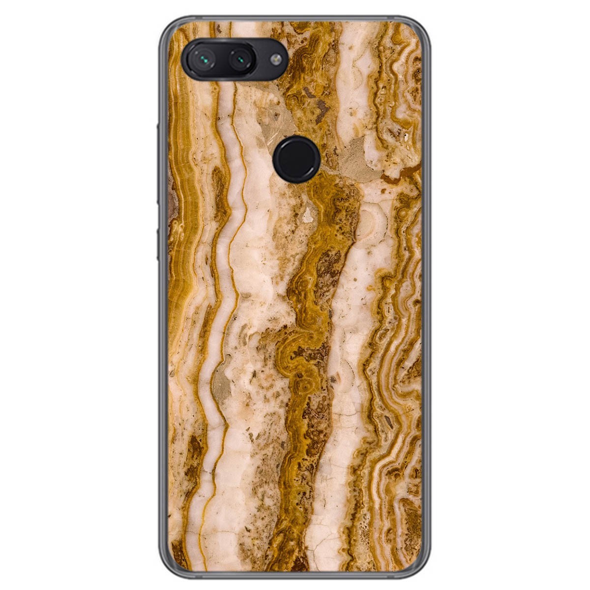 Tumundosmartphone Funda Gel Tpu para Xiaomi Mi 8 Lite diseño Mármol 10 Dibujos