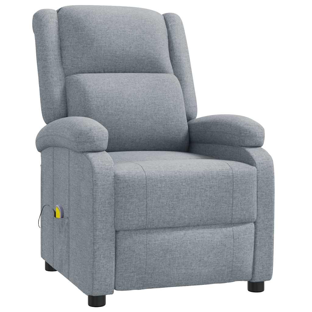 vidaXL Sillón orejero de masaje de tela Multicolor