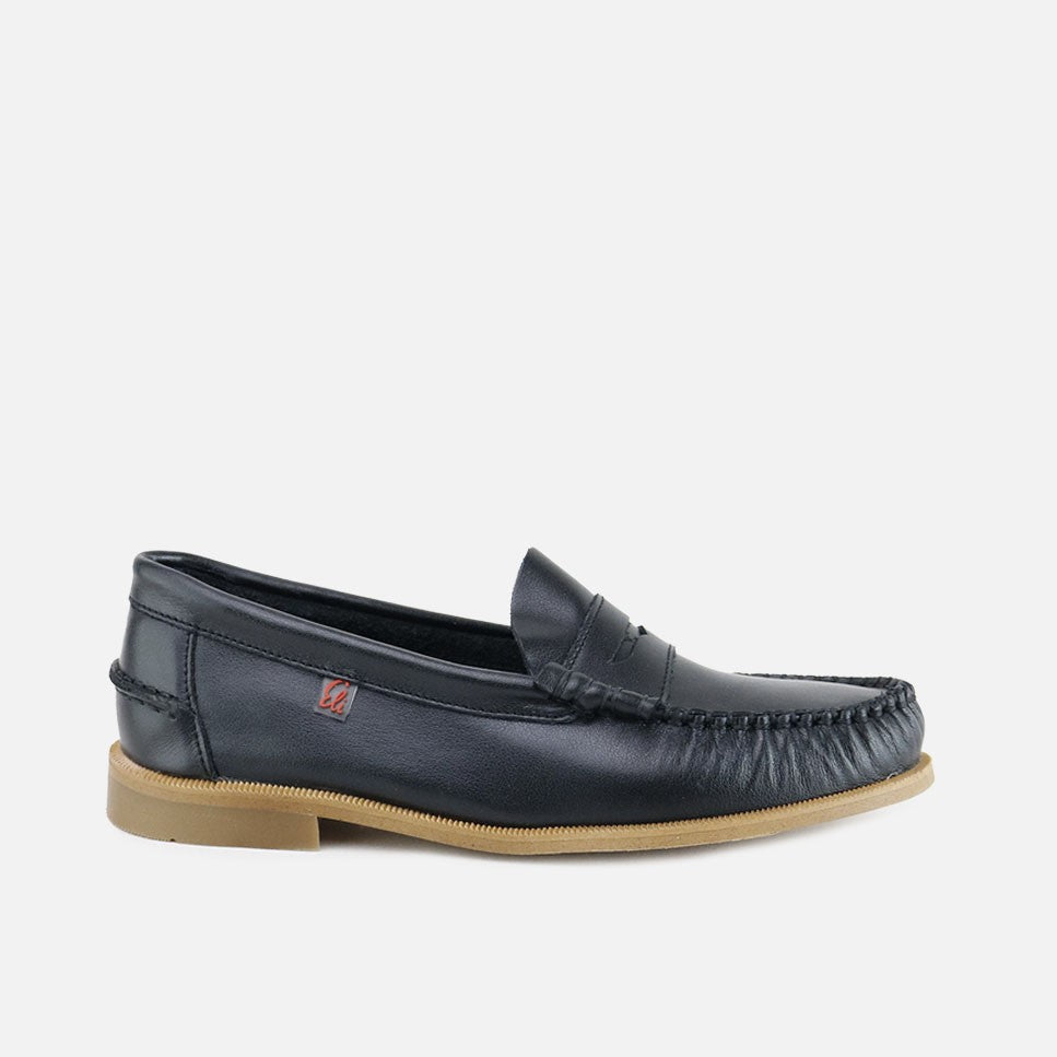 Mocasines Castellanos Napa Negro Sibaritas | Eli 1957