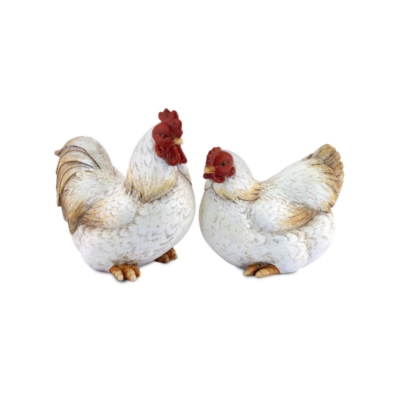 SIGNES GRIMALT Signes Grimalt Figura De Gallo Y Gallina Pequeñas 2 Unidades Colección Rústico Decoración