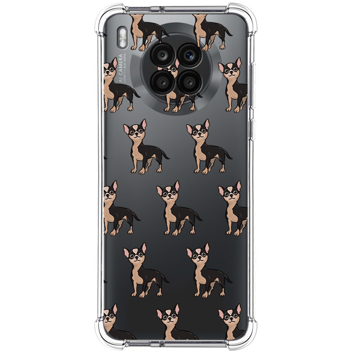 Funda Silicona Antigolpes para Huawei Honor 50 Lite 5G / Nova 8i diseño Perros 11 Dibujos
