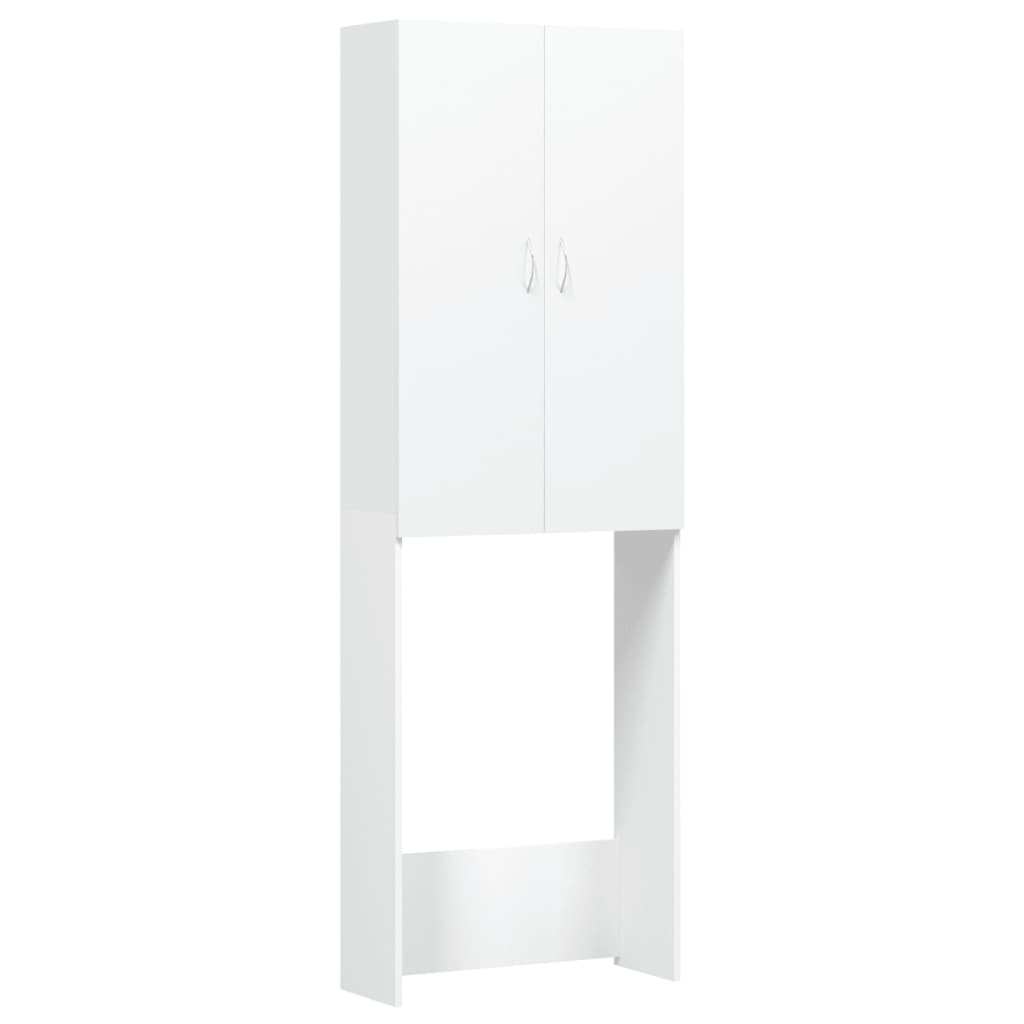 Armario de Lavadora 64x25,5x190cm Aseo Estantería Muebles Colada Color Roble Sonoma,  Blanco,  Roble ahumado y mas