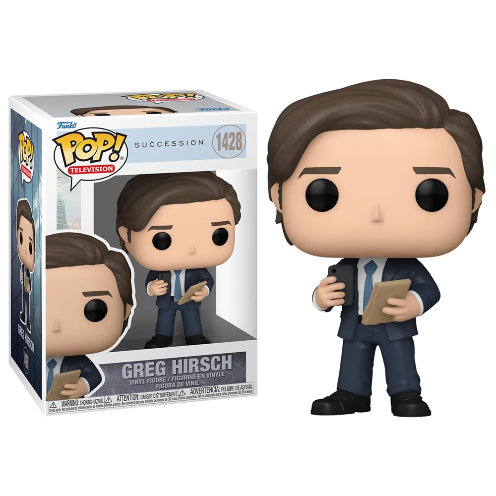 FUNKO POP! SUCCESSION – GREG HIRSCH, 75654, Nº1428, TIENDA CON LICENCIA OFICIAL