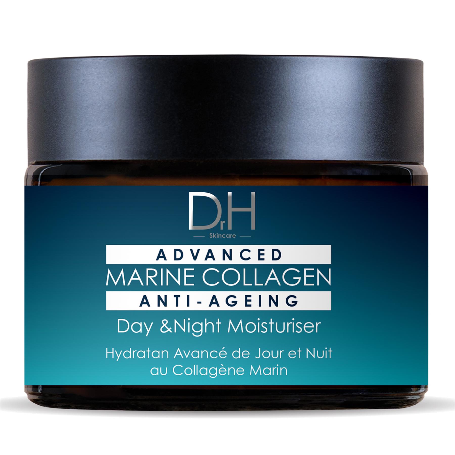 Dr H Crema Hidratante de Día y Noche con Colágeno Marino 60 ml para Mujer
