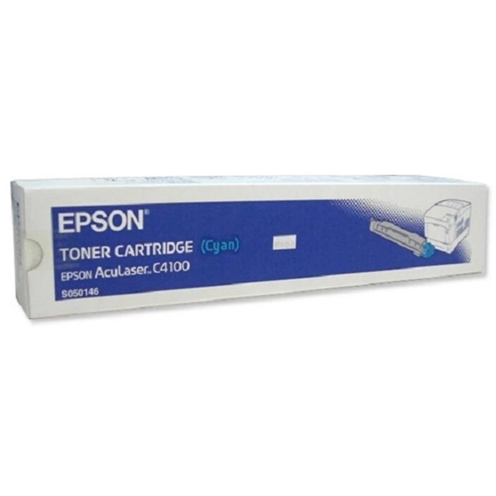 Epson - Tóner C13S050146 para impresoras láser AcuLaser, color cian, capacidad 8.000 páginas, original y compatible