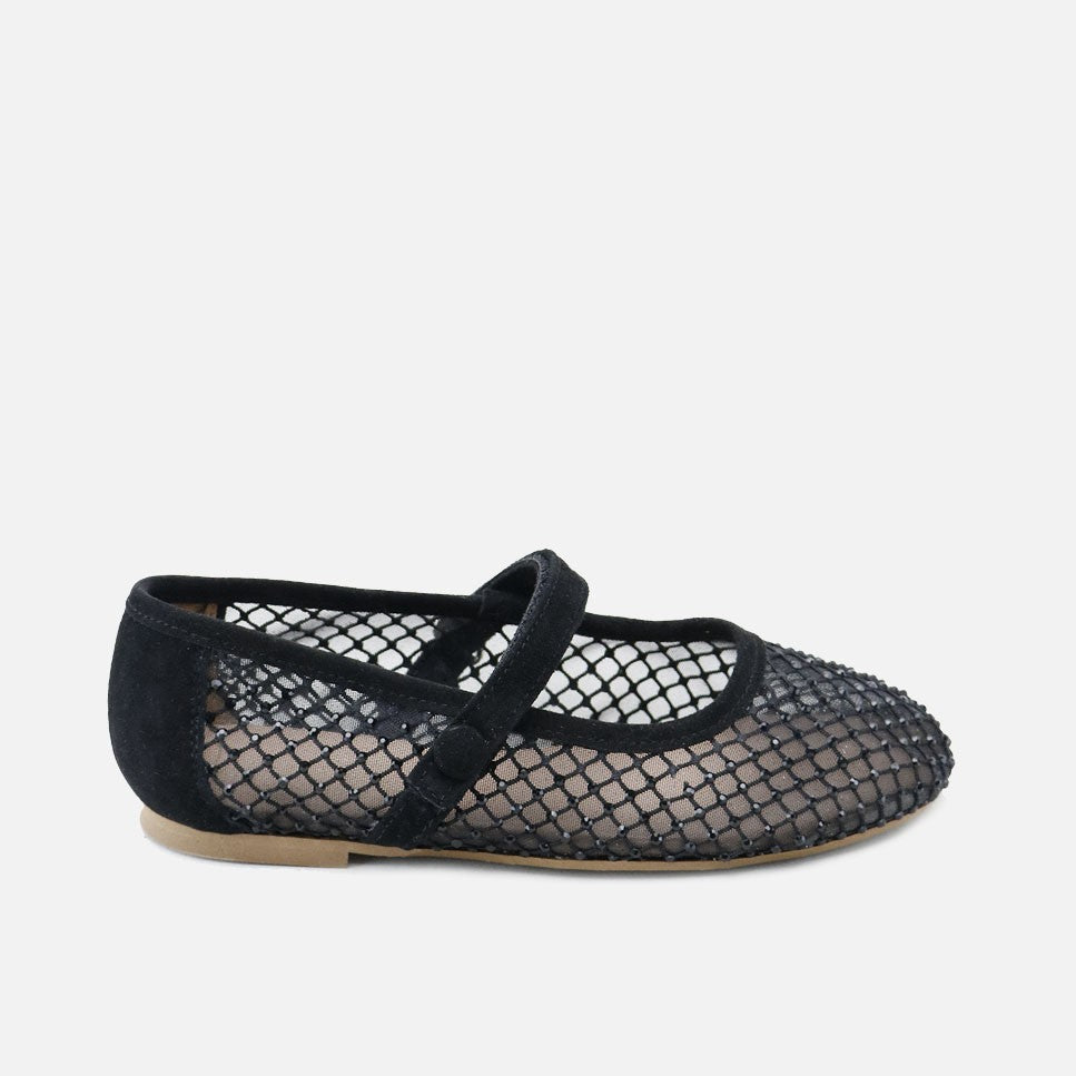 Merceditas Rejilla Fancy Negro Papanatas | Eli 1957