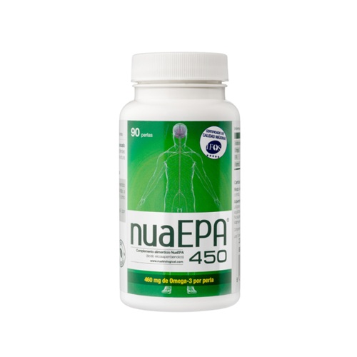 Preparado Alimenticio Nua Nuaepa450 60 Perlas - Aceite de Pescado - Mantenimiento Cardiovascular y Cerebral