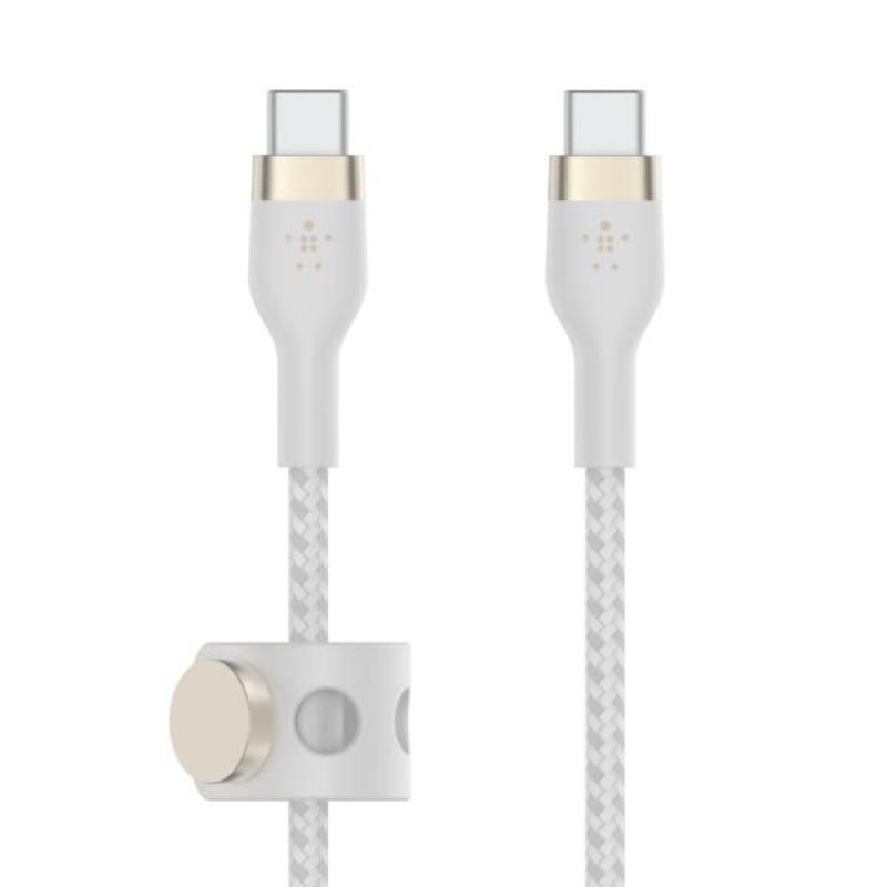 Usb-c usb-c 2.0_braid silic 1m wh