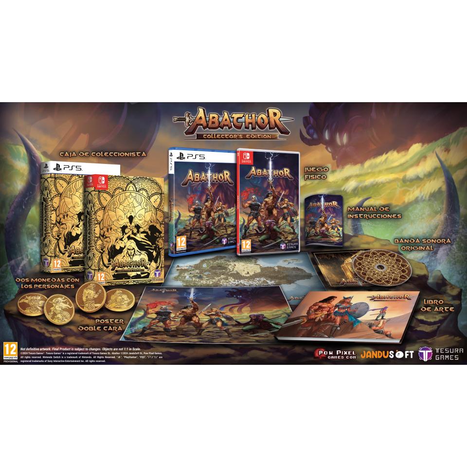 Abathor Collectors Edition - PS5 - Nuevo Precintado - PAL España - Tesura Games