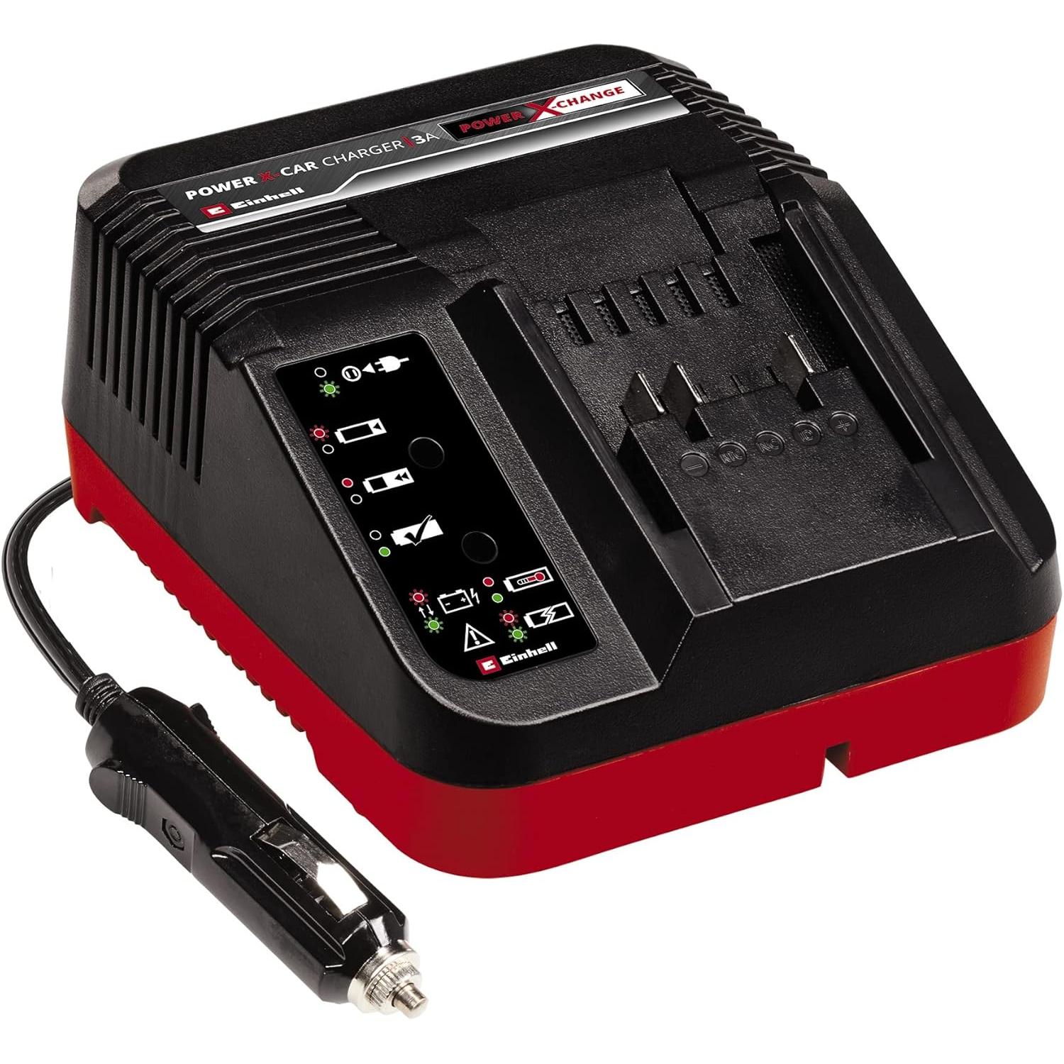 Einhell Original Cargador Power X-Car 3A Power X-Change
