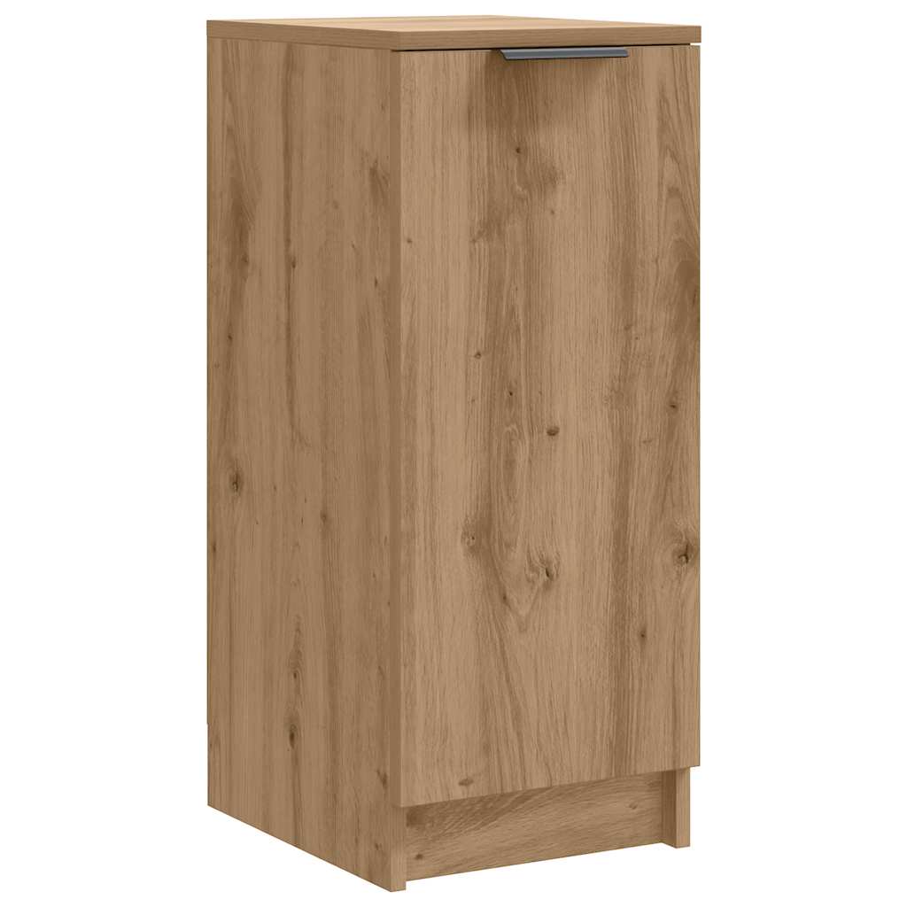 vidaXL Mueble zapatero madera ingeniería 29,5x35x70 cm en color Roble artisan/Madera antigua | almacenamiento funcional diseño moderno para baño dormitorio sala