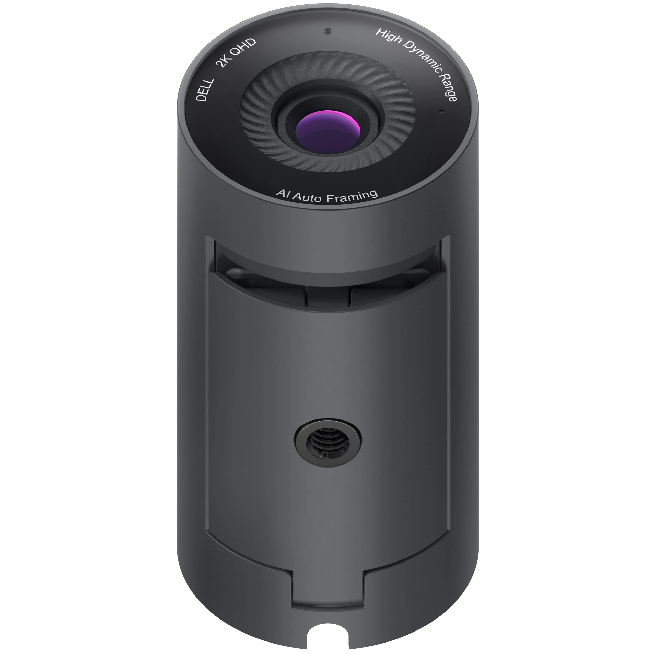 Dell - Webcam WB5023-DEMEA con micrófono integrado, resolución 2560x1440 píxeles y autoenfoque para videollamadas profesionales en entornos corporativos