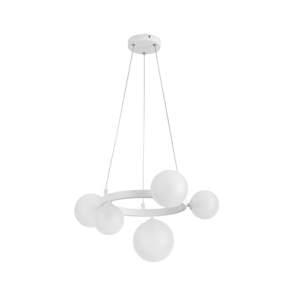 FABRILAMP Lampara de techo colgante Lozolla 5xg9 Blanca 52d