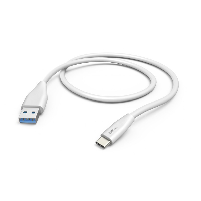 Hama - 00201596 cable USB USB 2.0 1,5 m USB A USB C 0,48 Gbit/s Blanco 00201596