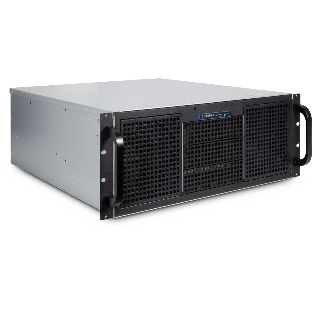 Inter-Tech 4U 40248 Estante Negro, Gris