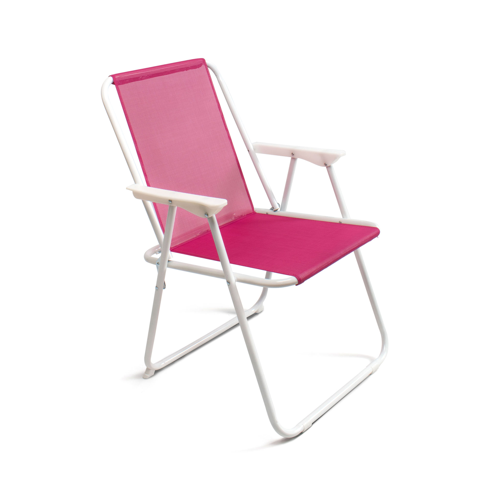 The Secret Home - Silla de Playa Plegable de Tela y Metal - Dimensiones: Alt. 75cm x An. 50cm x Prof. 58cm - Ideal para Playa y Piscina - Varios Colores