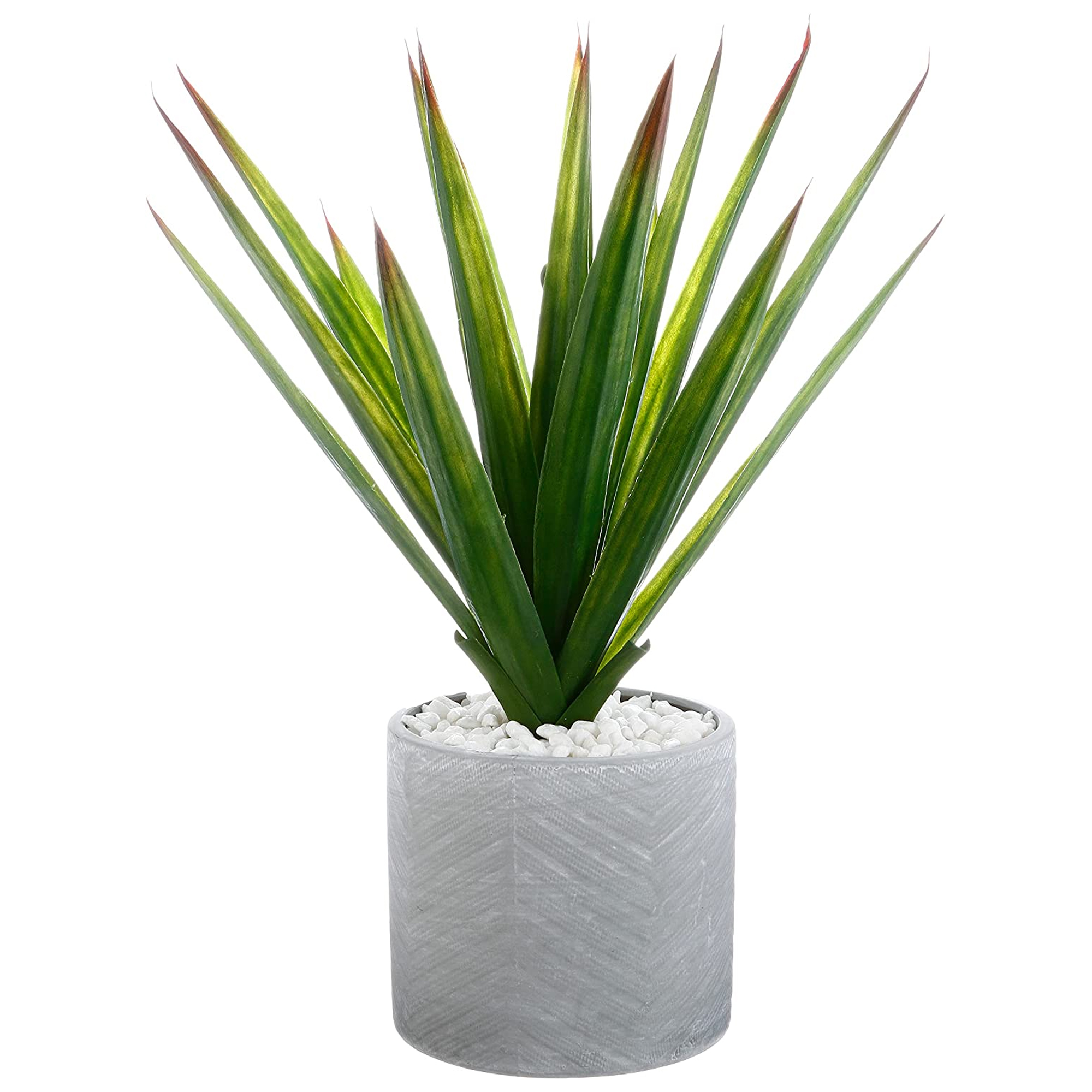 Atmosphera Maceta Aloe Vera Artificial Cerámica Altura 49 - Hello Garden